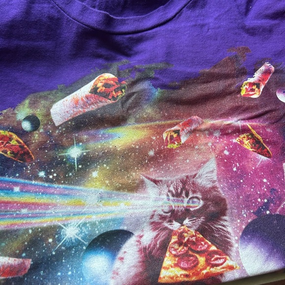 Colorful Cat Graphic T-Shirts and Sweatshirt - Picture 10 of 16